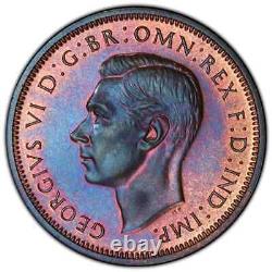 Great Britain, 1937 George VI Half Penny, 1/2 Penny. PCGS PR 67