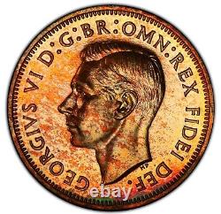 Great Britain 1951 George VI 1/2 Penny PCGS PR 65 RD MAGNIFICENT