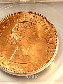 Great Britain 1964 One PENNY ICG MS 64RD RARE LISTS $1650.00