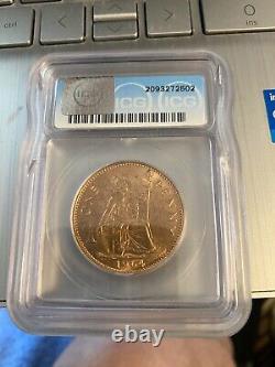 Great Britain 1964 One PENNY ICG MS 64RD RARE LISTS $1650.00