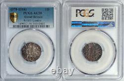 Great Britain Aethelred II (978-1016) Silver Penny PCGS AU-58