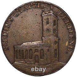 Great Britain Birmingham Kempson's St John's Chapel Half Penny Token (DH#153)