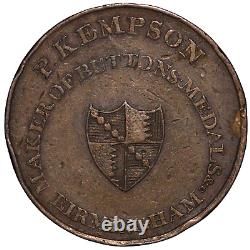 Great Britain Birmingham Kempson's St John's Chapel Half Penny Token (DH#153)