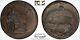 Great Britain Dh-843 Middlesex 1/2 Penny Condor Token Pcgs Ms64 Bn