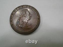 Great Britain George III 1797 Penny KM 618 AU