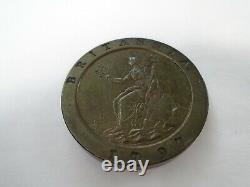 Great Britain George III 2 Pence 1797 XF+ KM 619 Britannia Low Mintage