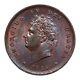Great Britain George Iv 1825 1 Penny Coin Uncirculated, Certified Pcgs Ms64-bn