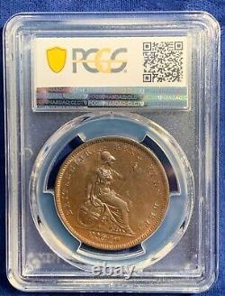 Great Britain George IV 1826 1 Penny Coin Uncirculated, Certified Pcgs Ms64-bn