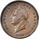 Great Britain George Iv 1826 1 Penny Coin, Uncirculated, Pcgs Certified Ms63-bn