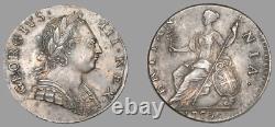 Great Britain Georgius III 1/2 Penny 1775 cooper coin KM# 601