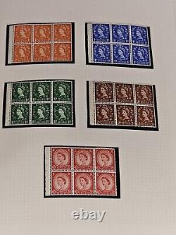 Great Britain Hingless Stamp Lot, Loaded! 1841-1972! Including Penny Black