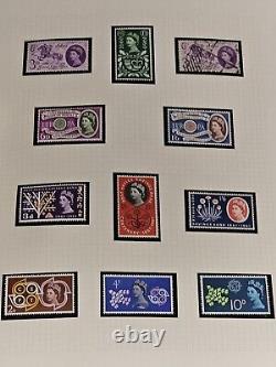 Great Britain Hingless Stamp Lot, Loaded! 1841-1972! Including Penny Black