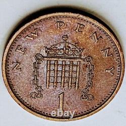 Great Britain New Penny, 1971 Nice Tone Unc1st Year Ever MintedFree Shipping