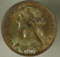 Great Britain Penny 1863 Pleasantly Toned UNC A2108