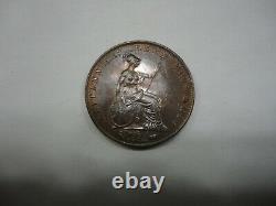 Great Britain Queen Victoria 1841 Half Penny KM 726 R&B Choice Uncirculated