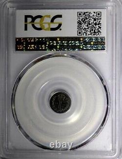 Great Britain Silver 1898 1 Penny PCGS PL63 PROOFLIKE RAINBOW TONED KM# 775 (50)