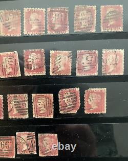 Great Britain, Stamp collection, One penny, 1837-1900
