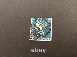 Great Britain Two Penny Blue SG 5 1840 plate 1 double MX Used Stamp Ref 61545