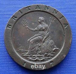 Great Britain Two Penny Cartwheel Coin1797 George IIIKM#619Copper 56.7gEFine