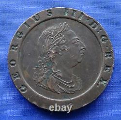 Great Britain Two Penny Cartwheel Coin1797 George IIIKM#619Copper 56.7gEFine