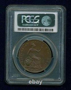 Great Britain Victoria 1855 Penny, Choice Uncirculated, Certified Pcgs Ms64-bn