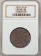 Great Britain Victoria 1870 Penny, Uncirculated, Ngc Certified Ms62-bn