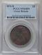 Great Britain Victoria 1876-h Penny Coin, Uncirculated, Certified Pcgs Ms64-bn