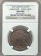 Great Britain Victoria 1879 1 Penny Coin, Uncirculated, Certified Ngc Ms 64-bn
