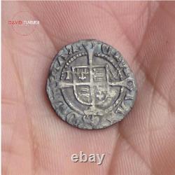 Hammered Tudor Period Henry VIII Sovereign Silver Penny, Thomas Wolsey