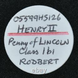 Henry II 1154-89, Short Cross Penny, Rodbert/Lincoln Class 1b1, Ex Mass & Mossop