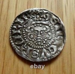 Henry III Hammered Silver Penny 1d Double Struck Obverse Great Britain Uk