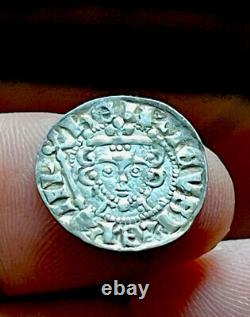 Henry III Silver Long Cross Penny In Extremely Fine Condition