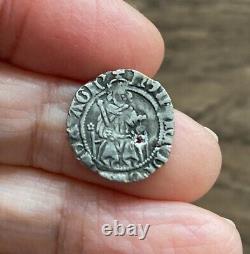 Henry VII (1485-1509). Silver Penny.'sovereign' Type. Pierced