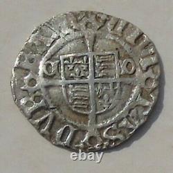 Henry VIII Sovereign Penny, Durham Bishop Tunstall Hammered Tudor Silver S2354