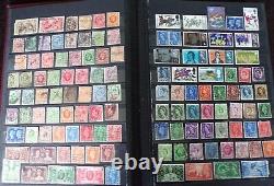 Large Stock Book GB Stamps, Victorian to 1970s & Penny Black