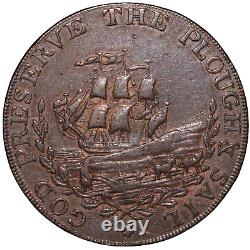 ND Great Britain Suffolk Ipswich Half Penny Token (DH#34)