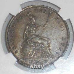 Nice Toned 1831 Copper Coin Great Britain One Penny King William IV NGC XF45 BN