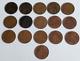 One Penny Great Britain 1897 1967 S Collectible Coin 16 Pieces Vintage Coins