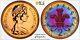 Pr64rb 1974 Great Britain 2 Penny Proof, Pcgs Secure- Rainbow Toned