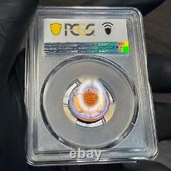 PR66RB 1973 Great Britain 1 Penny Proof, PCGS Trueview- Rainbow Toned