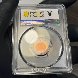 PR66RB 1973 Great Britain 1 Penny Proof, PCGS Trueview- Rainbow Toned