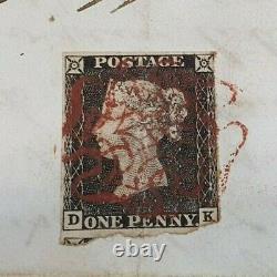 Penny Black on Cover 1840
