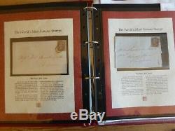 Penny Red certified collection of envelopes/letters comprsing early 1d red stamp