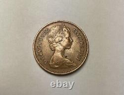 RARE 1980 D. G. REG. F. D. 1980 Elizabeth II New Pence 2 Coin