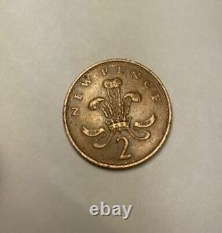 RARE 1980 D. G. REG. F. D. 1980 Elizabeth II New Pence 2 Coin