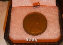 RARE BRONZE TWO PENCE COIN 2 New Pence 1971 Elizabeth II Original Old Coin