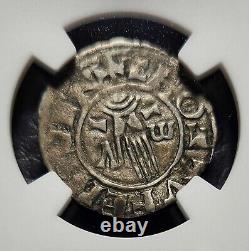 Silver 978-1016 England Great Britain Penny Aethelred II S-1144 NGC XF40