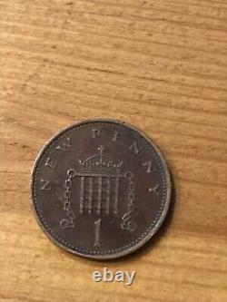 Uk Coin 1 Penny 1971 1p New Penny Coin Original Very Old Coin