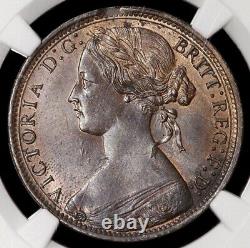 Victoria, 1837-1901. Penny, 1868. Scarce. NGC Encapsulated