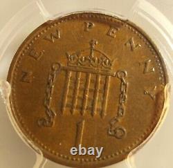 WORLD COINS 1971 Great Britain 1 penny NEW PENNY error coin